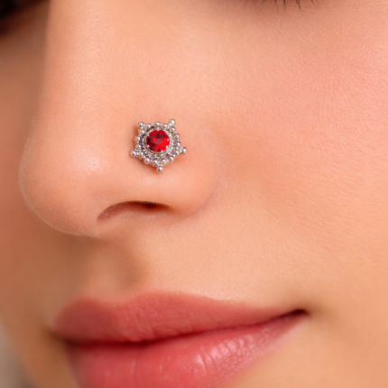 Classic 925 Silver Nose Pin – Minimal Everyday Elegance