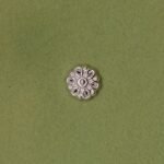 925 Sterling Silver Floral Motif Nose Pin | Handcrafted Traditional Silver Nosepin