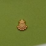 Classic 925 Sterling Silver 24k Gold Nose Pin