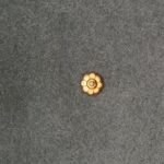 925 Sterling Silver 24K Gold Floral Nose Pin