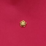 Elegant 925 Silver 24K Gold Classic Nose Pin