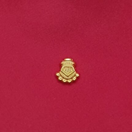 Classic 925 Sterling Silver 24k Gold Nose Pin