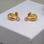 Silver Gents Murkiya Earring – Classic & Stylish Golden Traditional Appeal With Push Lock