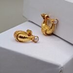 Bold Gents Murkiya Golden Earring – Traditional Charm with a Modern Edge(24K) With Push Lock