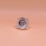 925 Silver Initial Ring – Artisan Handmade Jewelry
