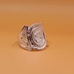 925 Silver Handmade Alphabet Ring – Personalized Initial Jewelry
