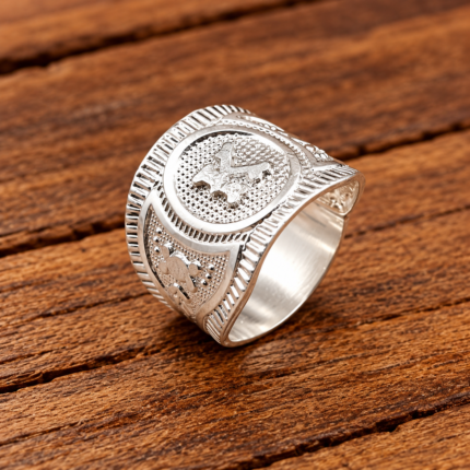925 Sterling Silver Handmade Letter Ring – Minimal Design