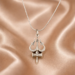 Divine Trishul: Sterling Silver 925 Pendant
