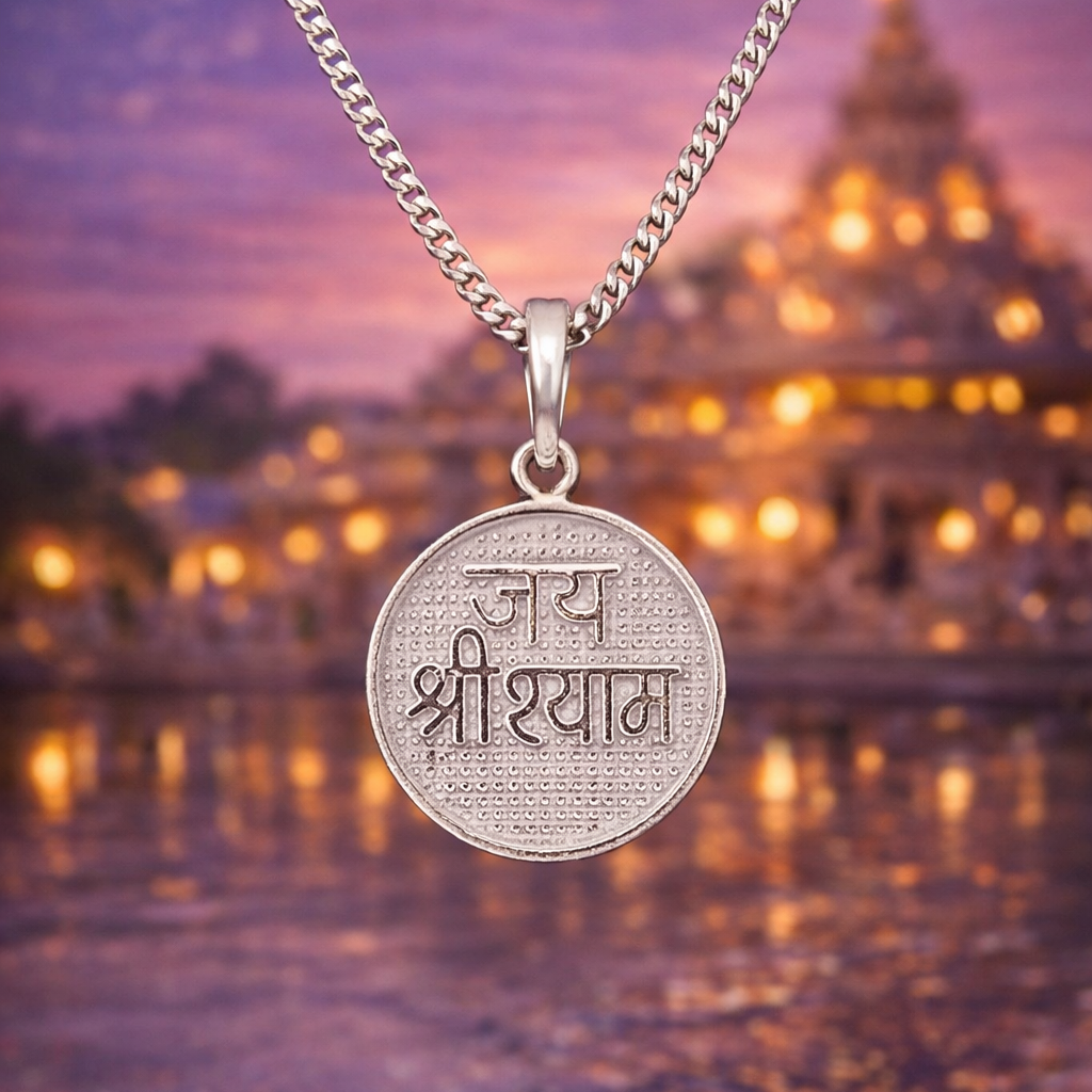 ChatGPT Image Feb 4, 2026, 06_46_59 PM 925 Sterling Silver Jai Shri Shyam Pendant