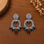 Modern 925 Silver Stud Earrings