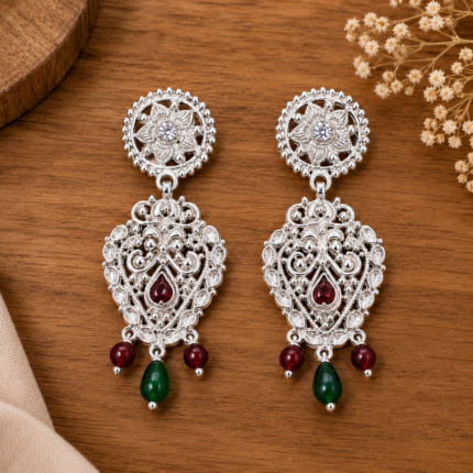 Traditional Touch 925 Silver Earrings
