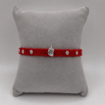 Tridev Ganesh Rakhi Set – Silver Floral Charm Rakhis