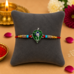 Pure Silver Lord Ganesha Designer Rakhi