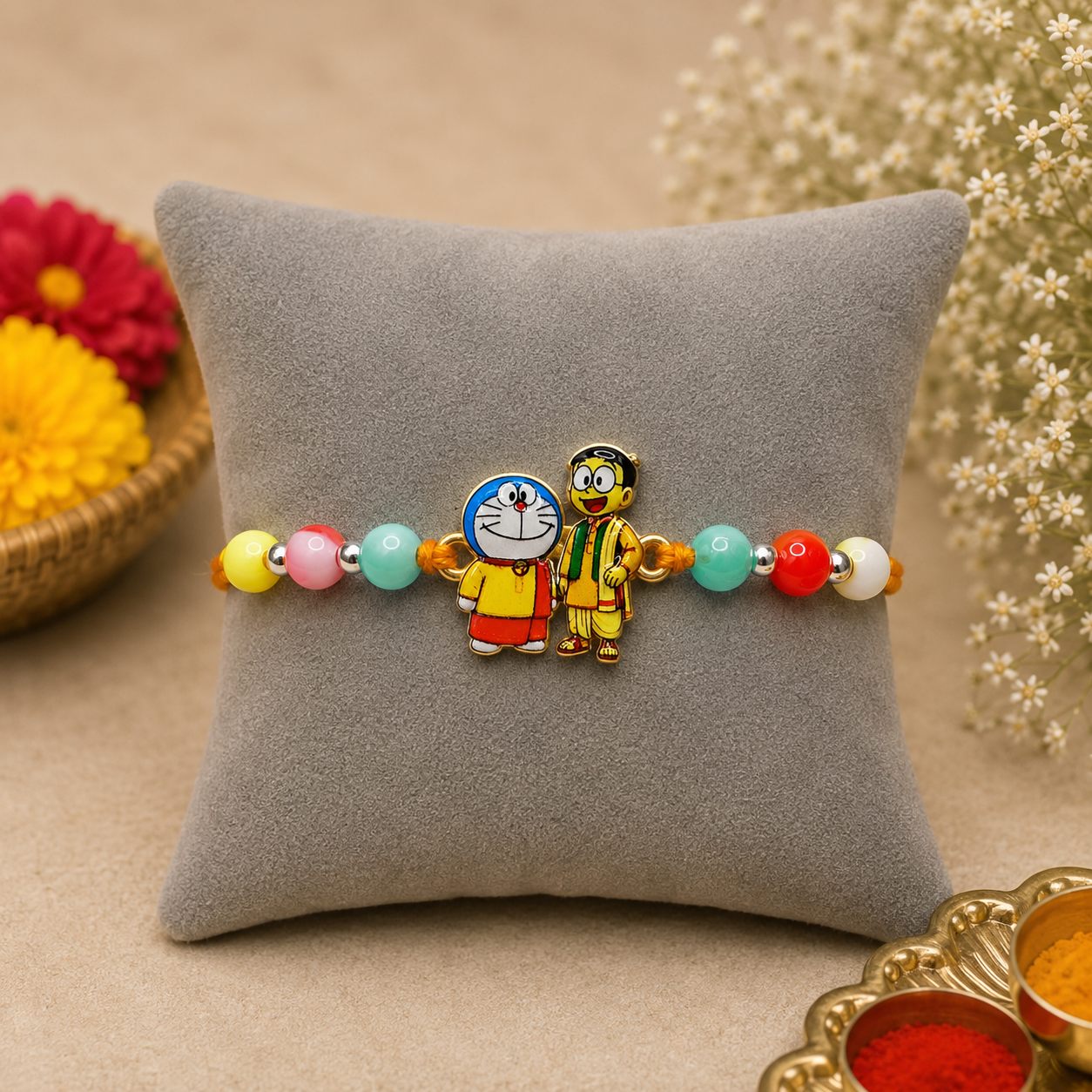 ChatGPT Image Jul 22, 2026, 12_04_58 PM Kids Pure Silver Doraemon & Nobita Rakhi