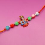 Kids Pure Silver Lord Krishna Rakhi