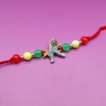 Kids Pure Silver Krishna Flute Rakhi