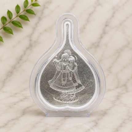 Pure Silver God Frame – Elegant Traditional Religious Photo Frame