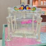 Pure Silver God Jhula – Exquisite Handcrafted Silver Jhula for Laddu Gopa