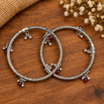 Premium Silver Ladies Leg Kada