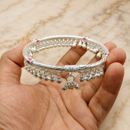 Classic Silver Foot Kada