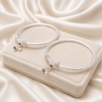 Silver Bridal Leg Kada for Women