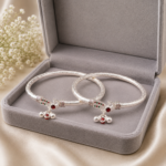 Silver Bridal Leg Kada for Women