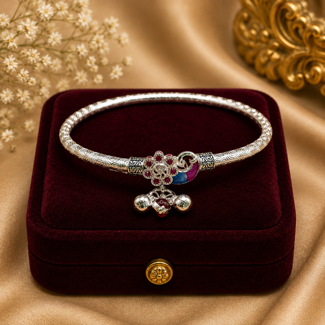Aug 26, 2026, 12_45_36 PM Antique Design Silver Leg Kada