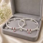 Royal Silver Ladies Leg Kada