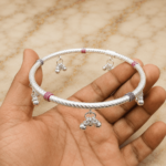 Stylish Silver Leg Kada for Women