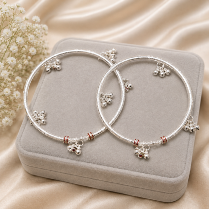 Traditional Silver Ladies Kada