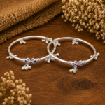 Traditional Silver Ladies Kada