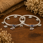 Premium Silver Leg Kada for Ladies