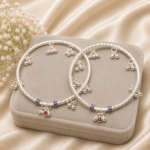 Premium Silver Leg Kada for Ladies
