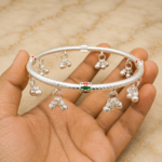 Silver Leg Kada for Women – Stylish Payal Design