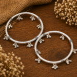 Silver Ladies Leg Kada – Elegant Traditional Anklet