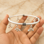 Silver Ladies Leg Kada – Elegant Traditional Anklet