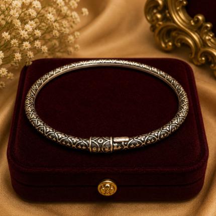 Women’s Silver Leg Kada – Stylish Ethnic Jewellery