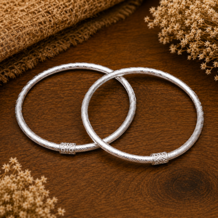 Traditional Silver Leg Kada for Women – Elegant Foot Jewellery