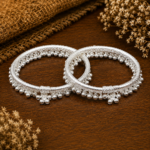 Silver Leg Bracelet for Ladies – Stylish Traditional Kada