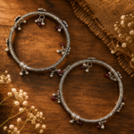 Silver Leg Kada for Ladies – Classic Indian Anklet