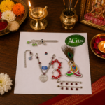 Pure Silver Shri Hangar – Traditional Designer Silver Jewellery Set