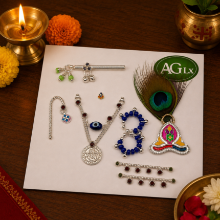 Pure Silver Shri Hangar – Elegant Traditional Pooja & Shringar Accessory
