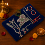Pure Silver Shri Hangar – Traditional Thakur Ji Shringar Accessory