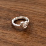 Silver 925 Personalized Memory Ring with Visible Photo (On order)
