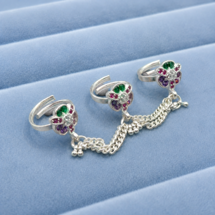 Trendy Silver Toe Ring for Women