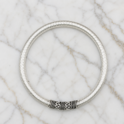 Pure Silver Traditional Leg Kada