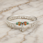 Pure Silver Designer Leg Kada