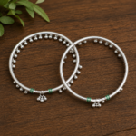 Pure Silver Designer Leg Kada