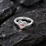 Silver 925 Personalized Memory Ring with Visible Photo (On order)