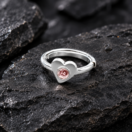 Silver 925 Personalized Memory Ring with Visible Photo (On order)